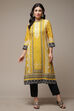 Plum Cotton Straight Printed Kurta image number 0