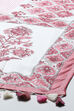 White Green Muslin Unstitched Suit set image number 4