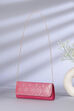 Rani Pink Zardozi-Inspired Clutch image number 0