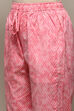 Pink Cotton Unstitched Suit set image number 3