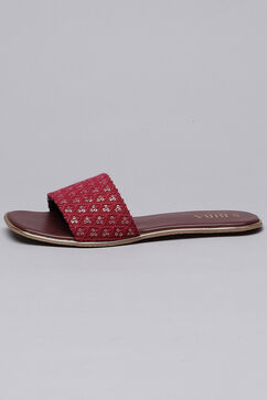 Burgandy Formal Flats image number 4