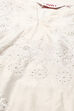 Ivory Cotton Blend Layered Kurta Suit Set image number 1
