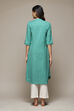 Red A-Line Solid Kurta image number 3