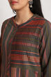 Green Cotton Straight Yarndyed Kurta image number 1