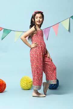 Pink Cotton & Jumpsuit image number 3