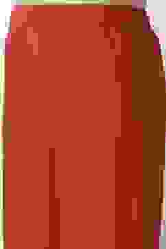 Burnt Orange Viscose Straight Solid Pants image number 1