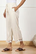 Black Rayon Regular Solid Palazzo image number 2