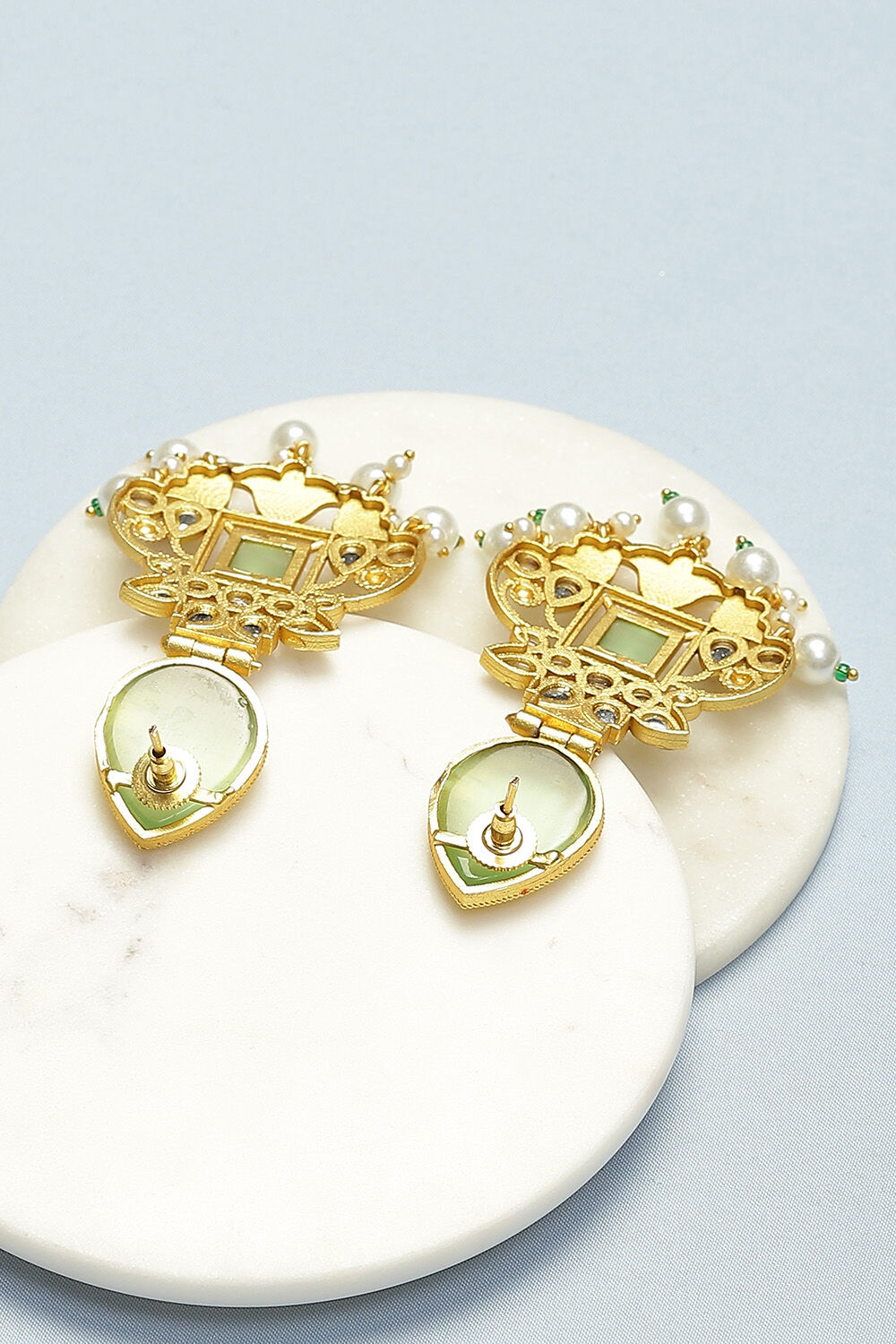 Light Green Earrings image number 2