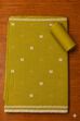 Green Chanderi Printed Unstitched Suit Set image number 3