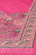 Fuschia Cotton Anarkali Kurta Churidar Suit Set image number 3