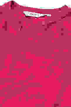 Berry Pink  LIVA Straight Yarndyed Kurta image number 1