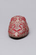 Maroon Fabric Formal Mules image number 5