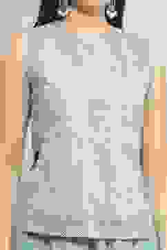 Powder Blue Cotton Printed Lehenga Set image number 1