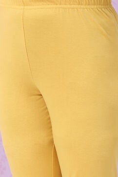 Mustard Yellow Art Silk Anarkali with Jacket Kurta Churidar Suit Set image number 3
