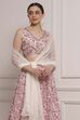 Ivory Polyester Printed Regular Lehenga Set image number 7