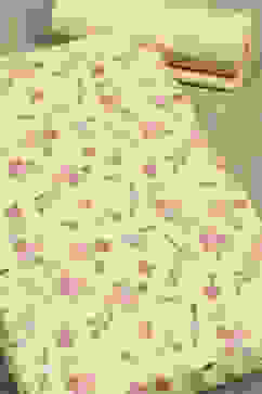 Yellow Chanderi Blend Unstitched Suit Set image number 4