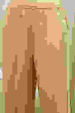 Orange Cotton Blend Schiffli Straight Kurta Set image number 2