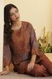 Mustard Viscose Blend Straight Kurta