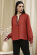 Black Solid Straight Top image number 2