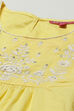 Yellow Cotton Straight Kurta Straight Palazzo Suit Set image number 1