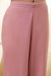 Dull Pink Embroidered Straight Suit Set image number 2