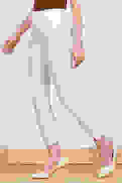 Off White Nylon Skinny Leggings image number 2