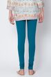 Fuschia Cotton Blend Solid Churidar image number 3