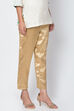 Gold Cotton Blend Yarndyed Pant image number 3