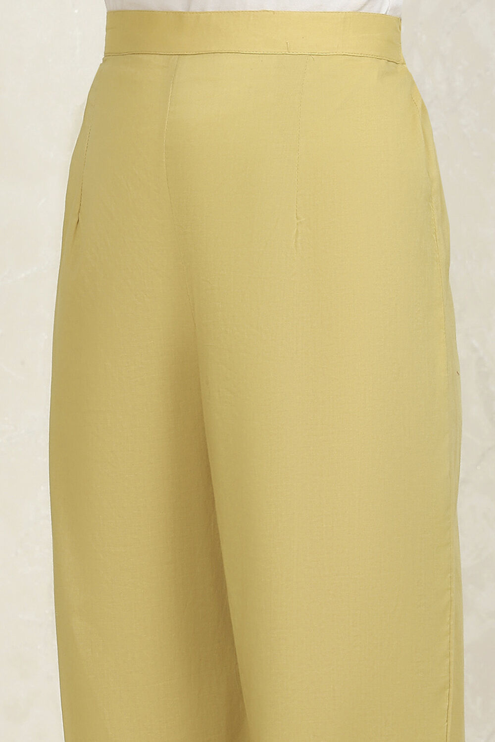 Mustard Net Hand Embroidered Unstitched Suit Set image number 3