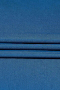 Blue Silk Blend Digital Print Unstitched Suit Set image number 4