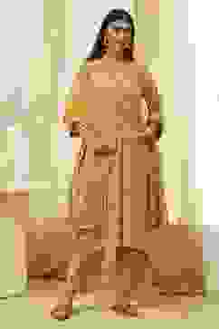 Green Cotton Printed Straight Suit Set image number 6