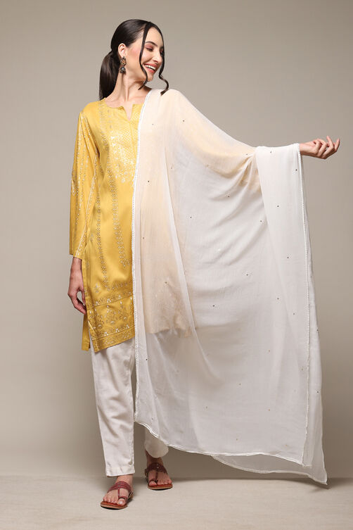 Red Cotton Blend Printed Dupatta image number 2