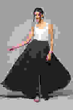 Navy LIVA Printed Sharara image number 0