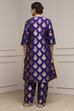 Fuchsia Pink Art Silk Printed Straight Co-ord Set image number 4