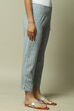 Marine Blue Cotton Yarndyed Pants image number 5