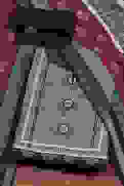 Black Silk Blend Printed- Embroidered Unstitched Suit Set image number 0