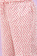 Red Rayon Flared Printed Kurta Set image number 2