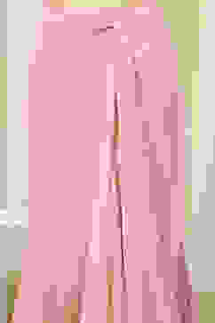 Nude-Colored Peplum Pre-Draped Saree image number 2