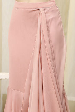 Nude Nylon Saree image number 2