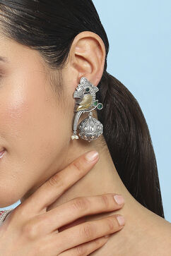 Green Brass Drop & Danglers image number 1