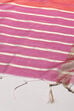 Pink-Purple Rayon flax Narrow Kurta Pant Suit Set image number 3