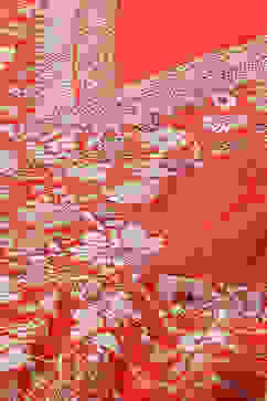 Coral Cotton Anarkali Suit Set image number 1