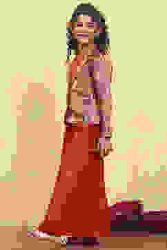 Pink Brocade Yarndyed Fitted 3 Piece Set image number 3