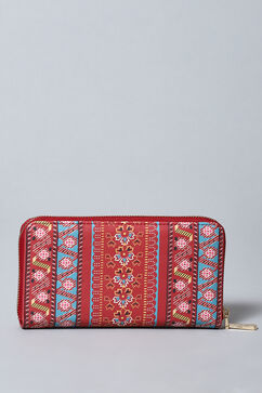 Berry Pu Leather Wallet image number 3