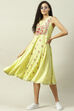 Lime LIVA A Line Dress image number 5