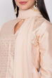 Black Art Silk Straight Kurta Pant Suit Set image number 1