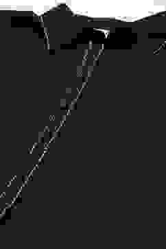 Black Rayon Asymmetric Kurta Set image number 1