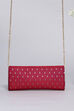 Dark Red Polycotton Handbag image number 5