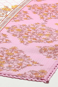 Lilac Cotton Blend Gathered Kurta Suit Set image number 3