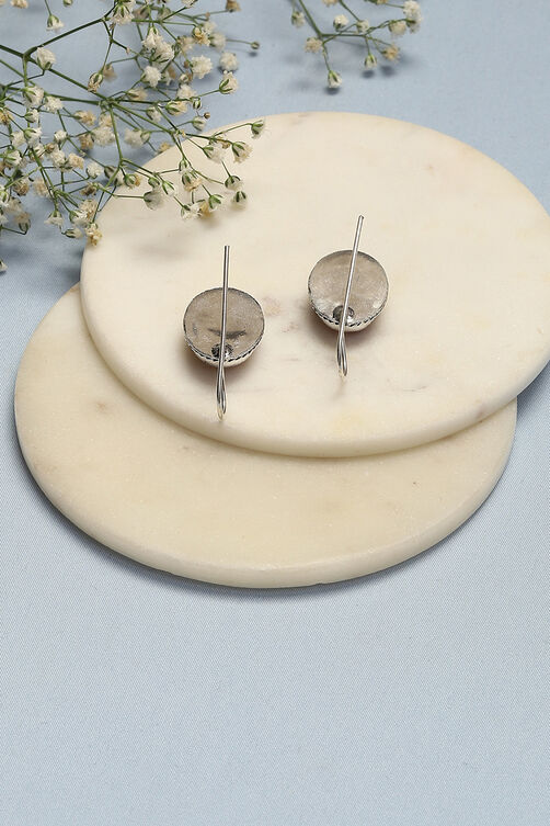 Light Pink Brass Earrings image number 2